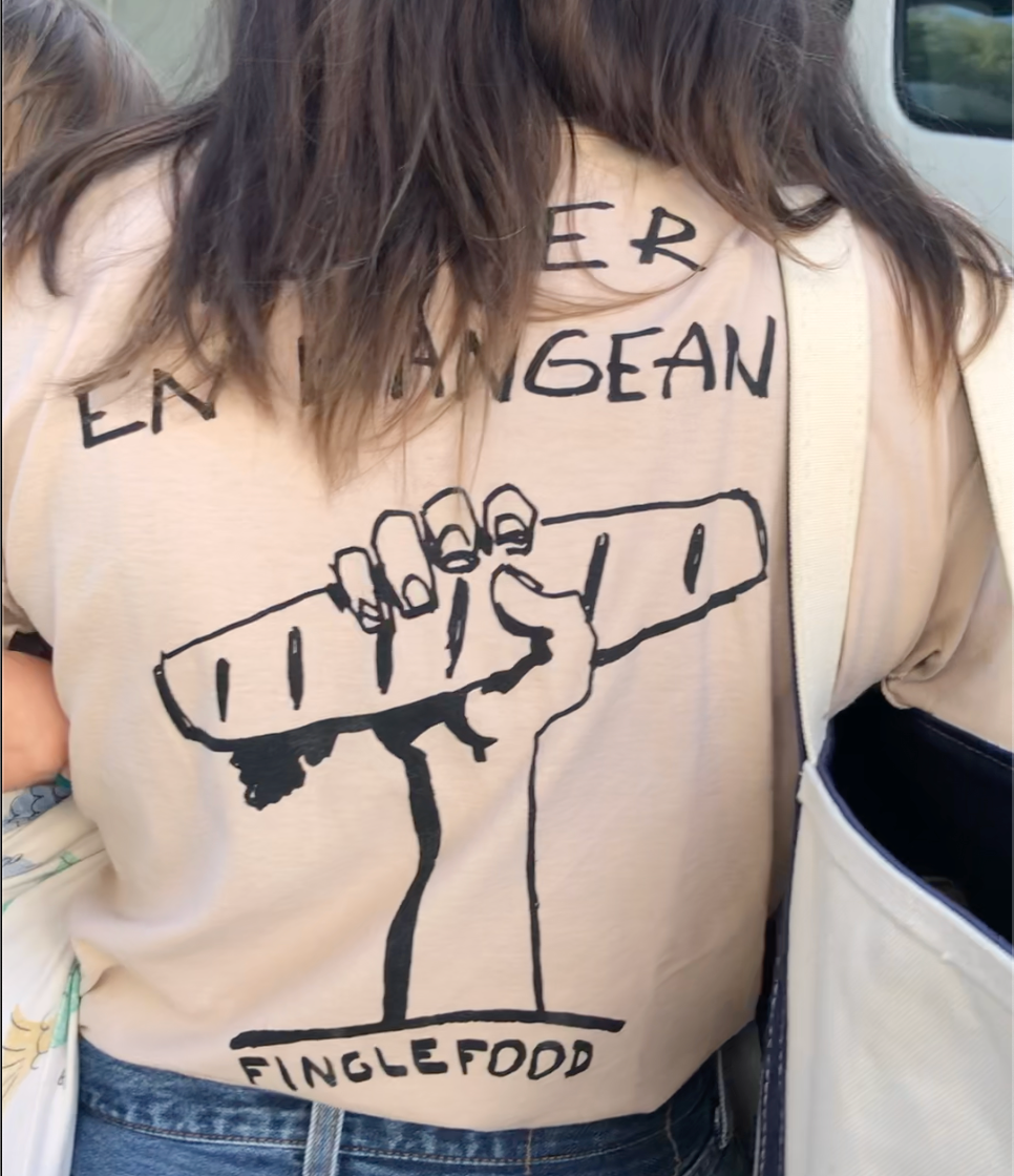 T-shirt sérigraphié couleur Finglefood