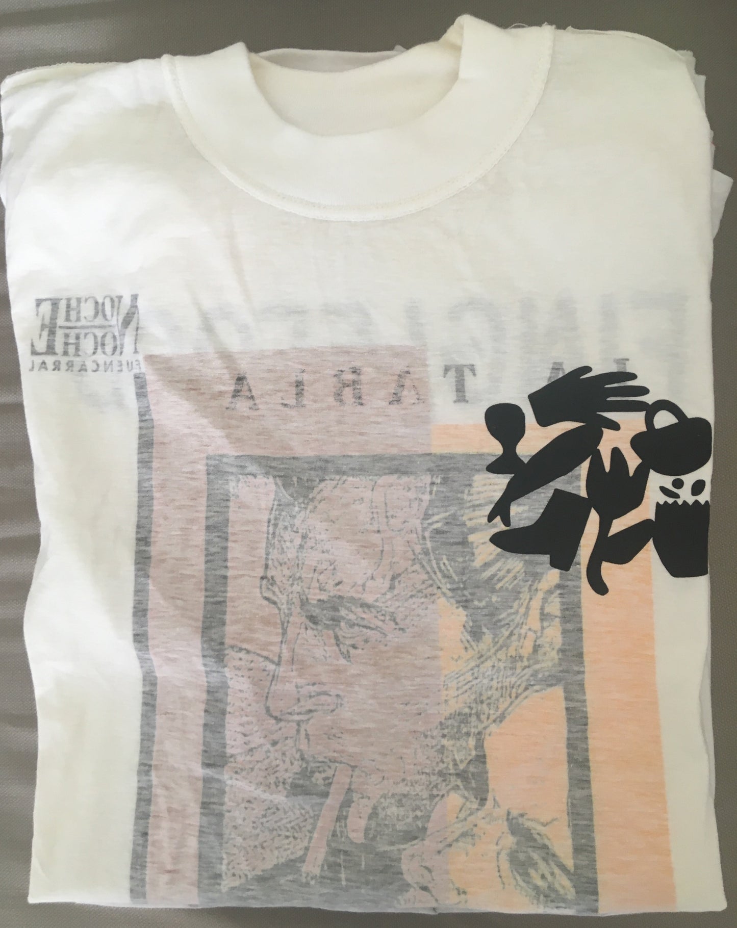 T-shirt sérigraphié blanc Finglefood