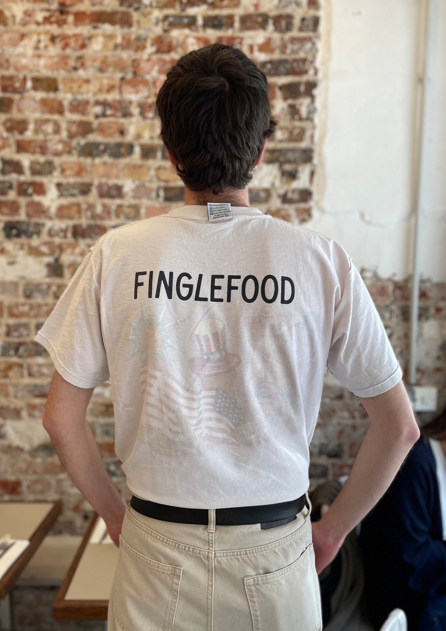 T-shirt, vue de dos